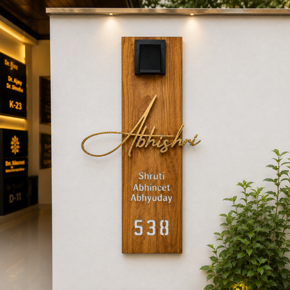 Flat Nameplate