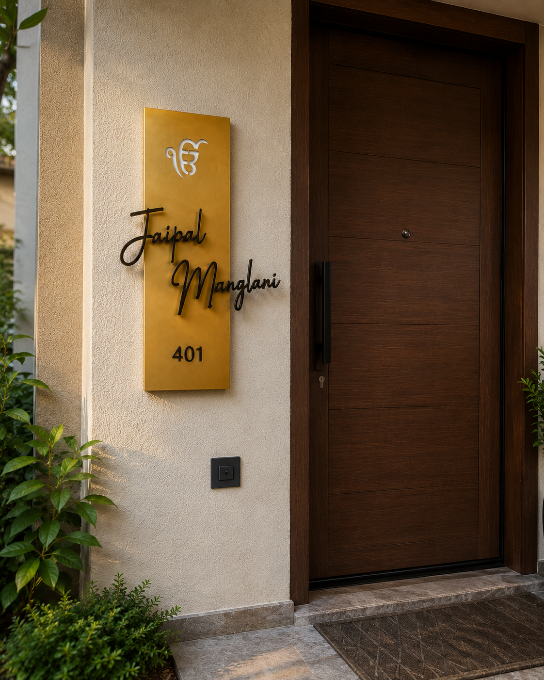 Flat Nameplate