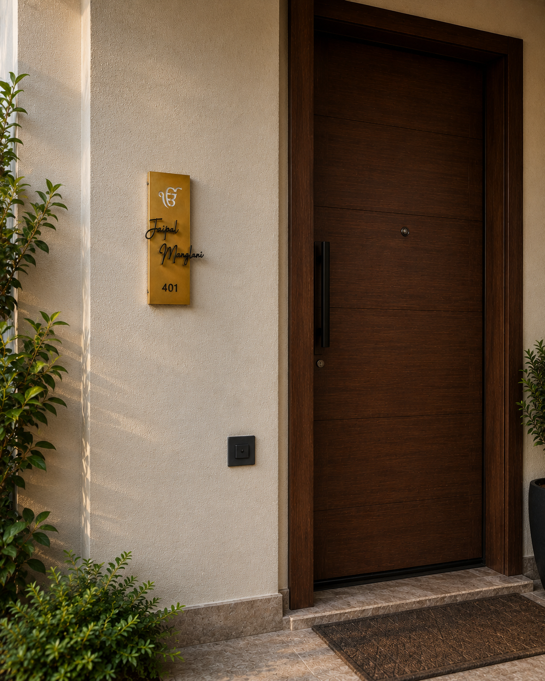 Flat Nameplate