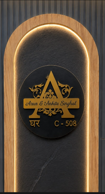 Flat Nameplate Round nameplate